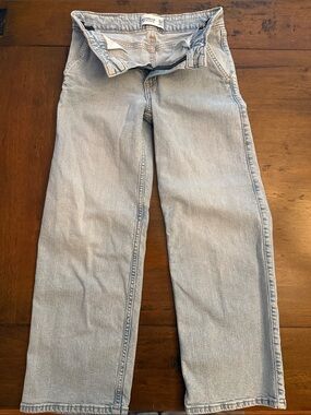 Abercrombie Kids - High Rise, Wide Leg Jeans